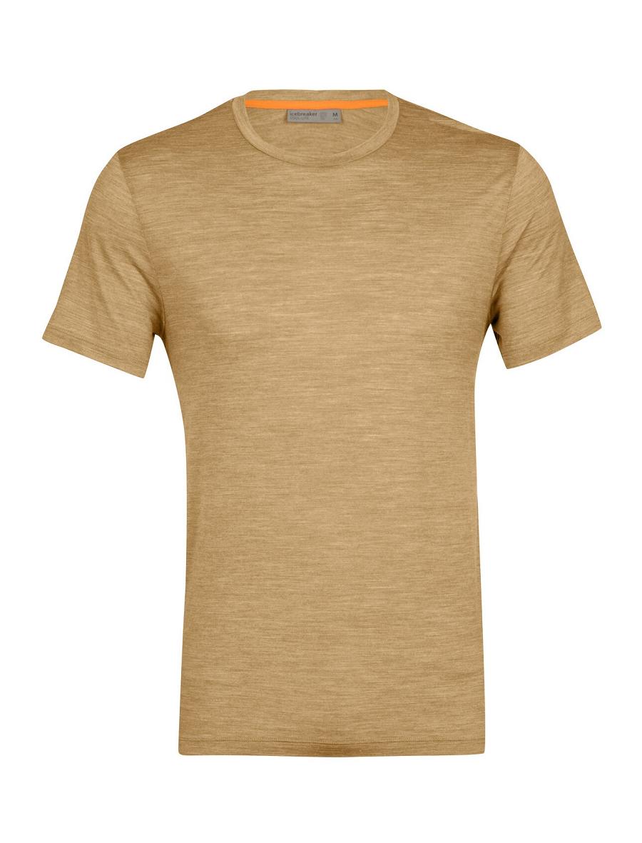 Icebreaker Merino Sphere II Lyhyt Sleeve Miesten T Paidat Khaki | FI 1152ILHS